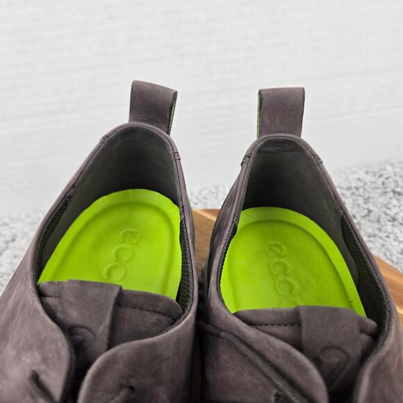 Ecco St. 1 Hybrid Lite Shale Nubuck Plain Toe Casual Oxford Dress Shoe Mens 48 - Picture 13 of 14